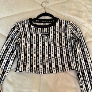 Adidas cropped long sleeve